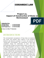 Impact of Construction of Dams on Environment