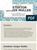 Detektor Geiger Muller