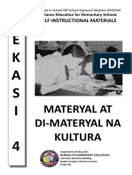 Hekasi 4 Misosa - 32. Materyal at Di-Materyal Na Kulturang Ewan Ko Tae PDF