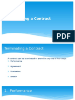 Df Terminating a Contract