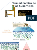 Termodinámica de Las Superficies