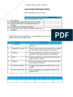 DF Law of Contract Revision Sheet