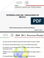 Epidemiología Del Tabaquismo en México