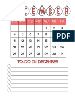 December Plans