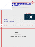 MA264 2016-2 Sesión 13.1 Serie de potencias