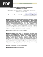 Ações Enem FHC Lula