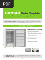 _freezer Consul BR Guia Rápido W10636974 Modelos CVU18 20