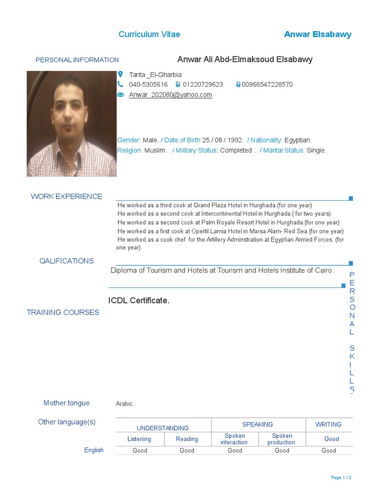 TMP - 28482-Anwar CV-2122144588 | PDF