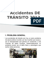 Accidentes de Tránsito 2013