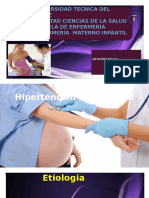 Enfermedades Hipertensivas en El Embarazo