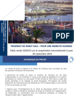 Tramway de Rabat Sale - Table Ronde Codatu 30092015