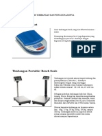 Macam-Macam Jenis Timbangan Dan Penggunaannya