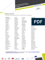 Liste de Verbes D'action 1 PDF