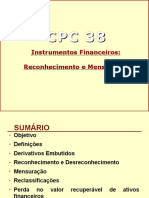CPC 38 - Instrumentos Finaceiros