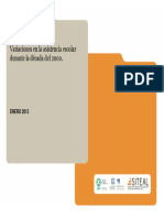 Siteal Variaciones en La Asistencia Escolar Durante La Década Del 2000