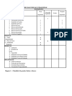 Checklist para Análise de Desempenho Das Forças e Fraquezas