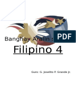 Banghay Aralin Sa: Filipino 4