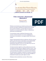 Fato Concreto e Depuração Abstrativa: Os Quatro Discursos de Aristóteles