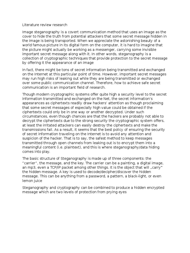 Cryptography survey paper image