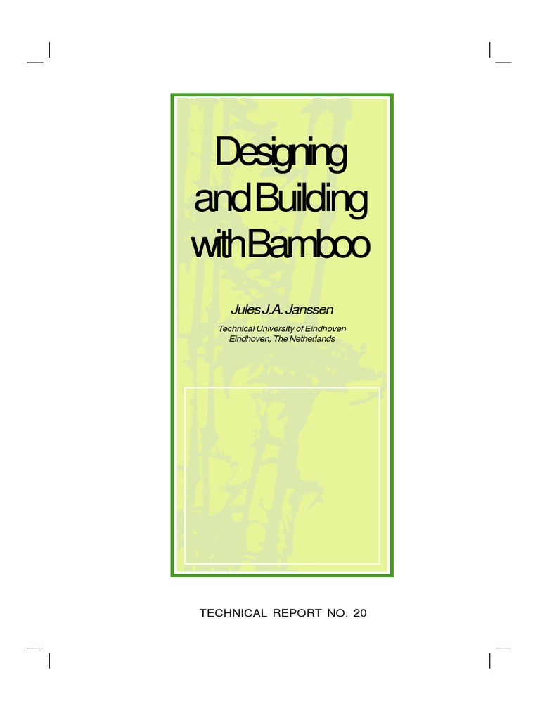 Designing and Building with Bamboo.pdf Bamboo Strength Of Materials