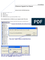 PT600 Firmware Upgrade User Manual