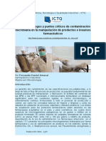 Análisis de riesgos y puntos críticos de contaminación microbiana en la manipulación de productos e insumos farmacéuticos