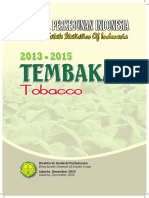 Statistik Tembakau 2013 - 2015