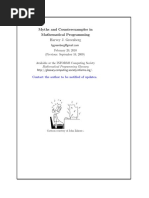 Myths and Counterexamples in Mathematical Programming PDF