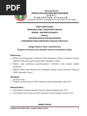Contoh Kop Surat Pgri Cabang - Contoh Kop Surat
