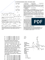 Soal UN SMK Teknik Pers Linier SPLDV Progline