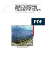 Web-Based Instruments For Strengthening Sustainable Regional Development in The Alps