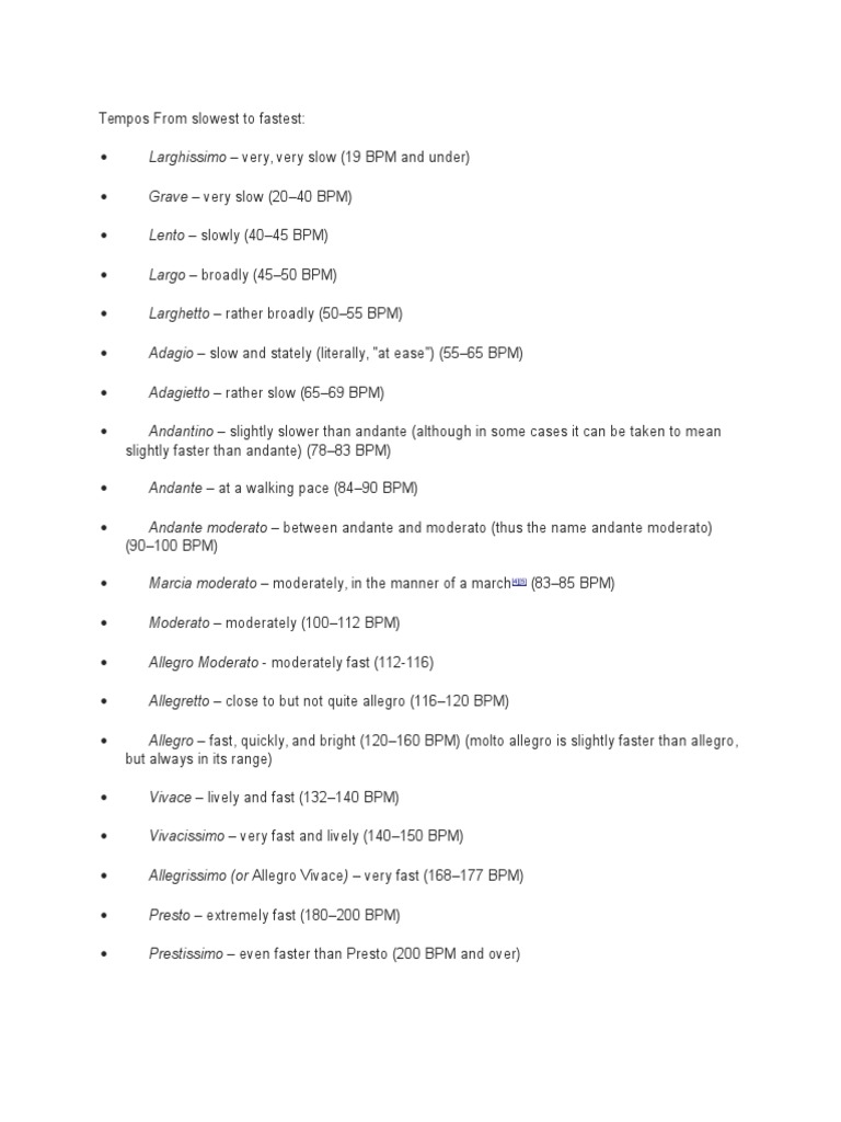 tempos-from-slowest-to-fastest-pdf