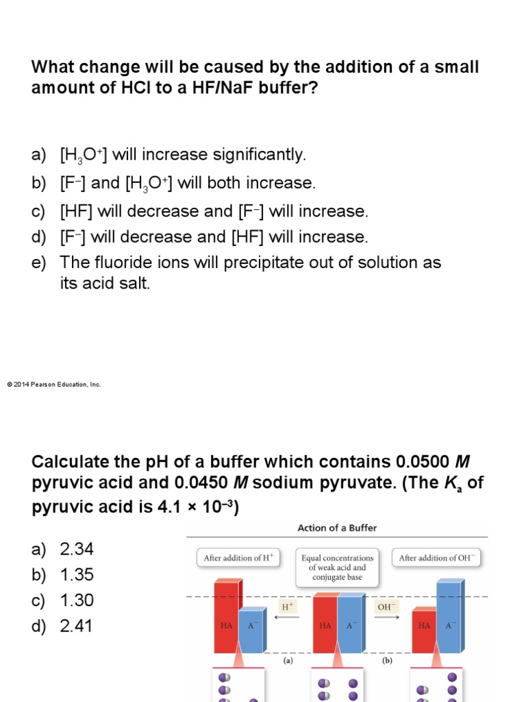 Practice Problems for Ksp Chemistry Buffer Solution Acid