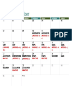 Academic Calendar (Any Year) 1