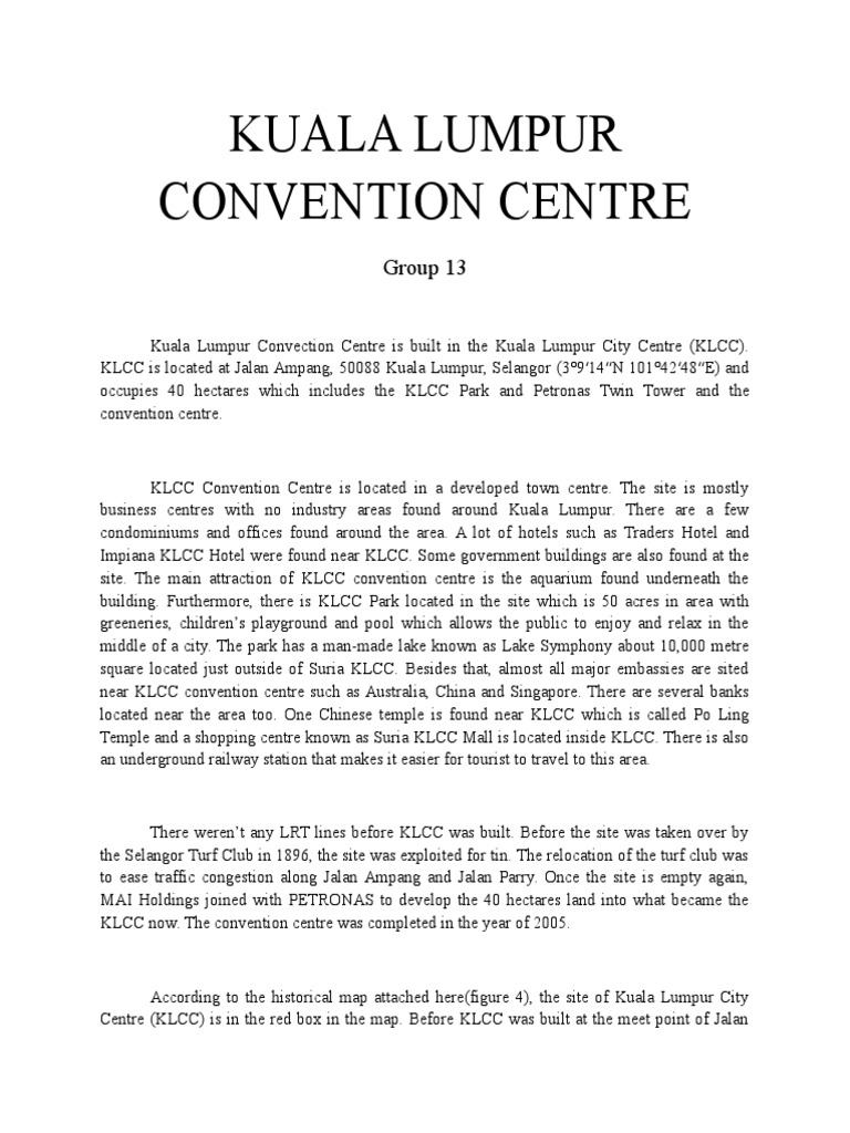 KLCC Convention Centre | PDF | Earth Sciences | Geology