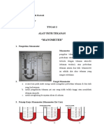 Alat Ukur Tekanan (Manometer)