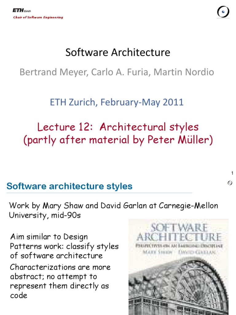 Architectural Styles: An Overview of Common Software Architecture ...