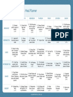 AM Meal Planner Wk1