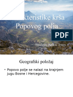 Karakteristike Krša Popovog Polja