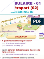 Vocabulaire Français - 01 - A L'aéroport (02) - Checking in