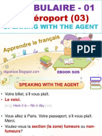 Vocabulaire Français - 01 - A L'aéroport (03) - Speaking With The Agent
