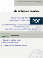 Routine Data in German Hospitals: Jürgen Stausberg, MD, PHD