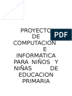 Proyecto de Computacion para Educacion Primaria