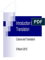 Translation Culture Powerpoint