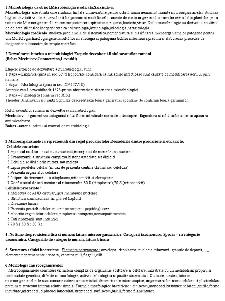 Micro Biolog I A | PDF