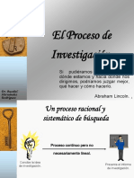 Proceso de Investigacion 2014 Curso Virtual Ph.D. Russbel Hernandez R