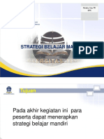 Strategi Belajar Mandiri - Pau Nov 2015