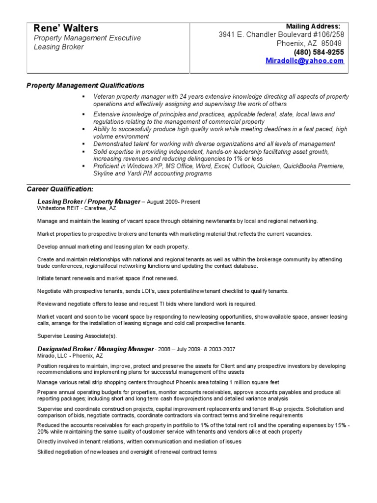 Property Management Expertise Overview | PDF | Property Management | Lease