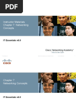 Instructor Materials Chapter 7: Networking Concepts: IT Essentials v6.0