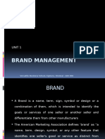 Brand Management: Unit 1